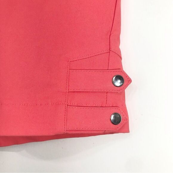 Rekucci NEW Coral Athleisure Shorts with Silver Buttons - Picture 11 of 16